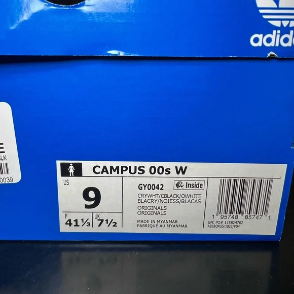 Adidas Campus 00s White Sneakers - Picture 10 of 10